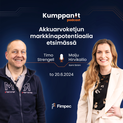 episode Akkuarvoketjun markkinapotentiaalia etsimässä – vieraana Timo Strengell artwork