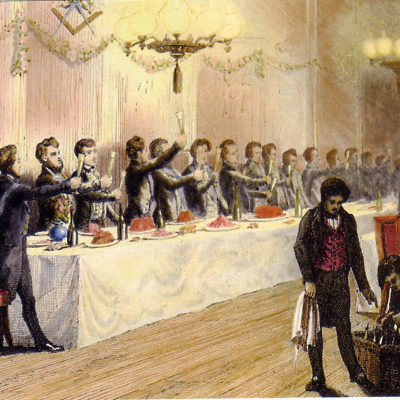 episode BANQUETES, BRINDIS Y ÁGAPES MASONICOS artwork