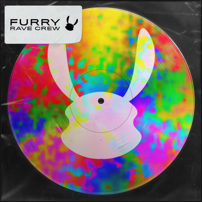 Kansikuva näyttelystä FURRY RAVE CREW PODCAST