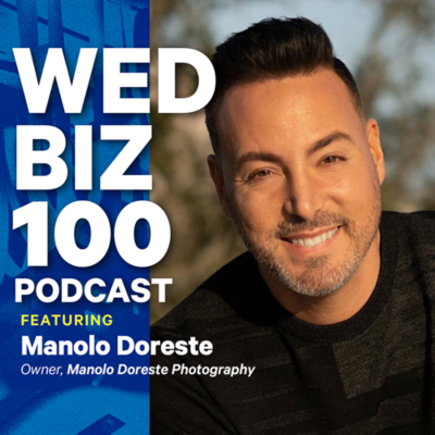 episode WedBiz 100 interview featuring Manolo Doreste artwork