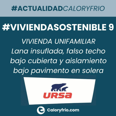 episode URSA #ViviendaSostenible 9: Lana insuflada en vivienda unifamiliar, falso techo bajo cubierta y aislamiento en solera artwork
