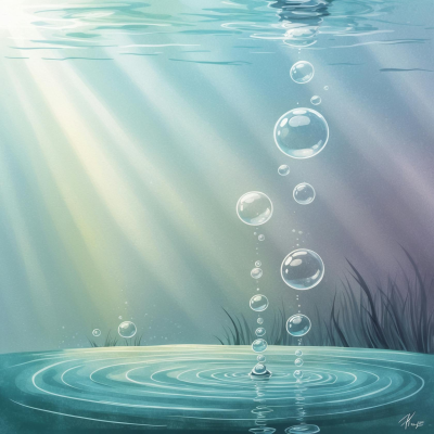 episode Underwater REAL Bubble Sounds - Water Bubbles - Underwater Sounds Ambience Relax White Noise 8HOURS artwork