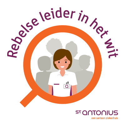 Rebelse leider in het wit