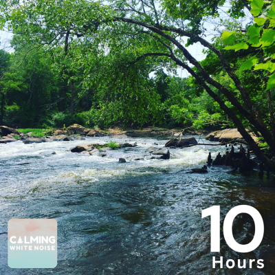 episode Flowing River Sounds for Focus and Relaxation (10 Hours) | Natural Water White Noise to Help You Work or Unwind artwork