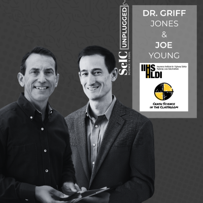 episode Using Crash Science in the Classroom to teach real-world STEM applications with Griff Jones and Joe Young from the IIHS artwork