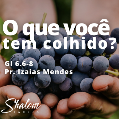 episode O que você tem colhido? - Pr. Izaias Mendes - 05-10-2025 artwork