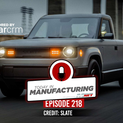 episode Slate's $20,000 EV Truck; Intel Job Cuts; Tesla's Brand Damage | Today in Manufacturing Ep. 218 artwork