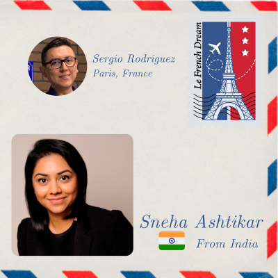 episode Sneha Ashtikar - A lawyer who became Head of Marketing, shares advice about scholarships, finding apartments, and life in Paris artwork