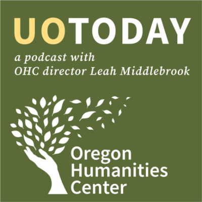 episode UO Today: UO archivists Emily Moore and Mahala Ruddell and Research Notes with Abigail Fine artwork
