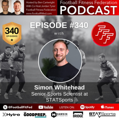episode #340 "From Stats to Success - Creating High Impact Environments in Football" with Simon Whitehead artwork