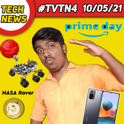 episode Dogecoin price📈, Redmi note 10s, Nasa Mars drover landed 🔭10/05/2021 #TVTN4 artwork