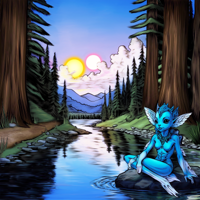 episode River of Life, Featuring NC Grey artwork