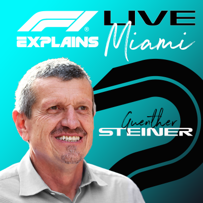 episode Guenther Steiner on calming rookies, leading a new F1 team, acting with Brad Pitt + building LEGO - LIVE in Miami artwork