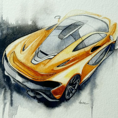 episode Paul Howse on Automotive Design, Art, and Working with Lanzante artwork
