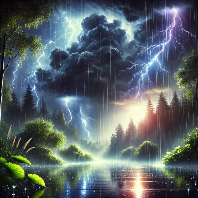 episode ️ Sumérgete en una Gran Tormenta para una Relajación Profunda artwork