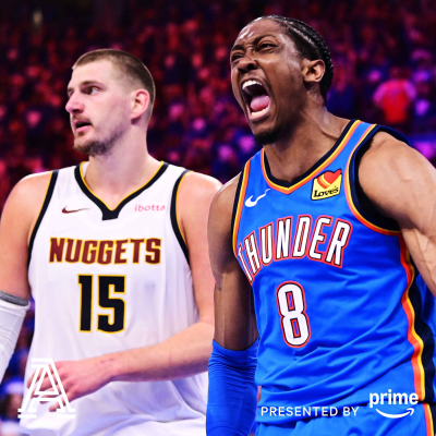 episode Young Thunder Roll To West Finals, Caruso Slows Jokic & NBA Final Four Hype artwork