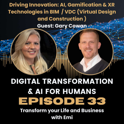 episode Driving Innovation: AI, Gamification & XR Technologies in BIM / VDC (Virtual Design and Construction) artwork