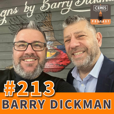 episode #213: The Story Behind BD Signs – Barry Dickman Gets Candid artwork