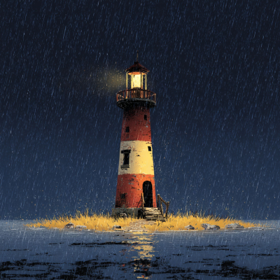 episode Stormy Lighthouse Keeper’s Room artwork