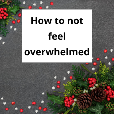 episode How to not feel overwhelmed (managing holiday stress) artwork