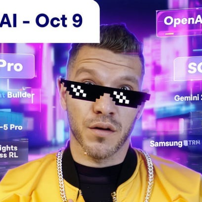 episode 📆 Oct 9, 2025 — Dev Day’s Agent Era, Samsung’s 7M TRM Shock, Ling‑1T at 1T, Grok Video goes NSFW, and Serverless RL arrives artwork