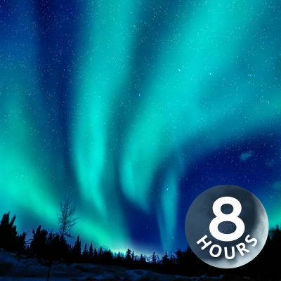 episode White Noise to Sleep & Relax Under Northern Lights 8 Hours artwork