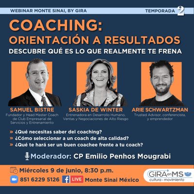 episode #16 T2 COACHING: ORIENTACIÓN A RESULTADOS | UNA PLÁTICA CON SAMUEL BISTRE, SASKIA DE WINTER Y ARIES SCHWARTZMAN artwork