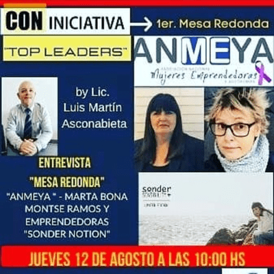 episode Con Iniciativa (12 /08) Mujeres Emprendedoras y Todo lo relacionado sobre la Asociación Anmeya artwork