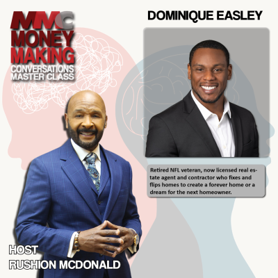 episode A Super Bowl Champion and former 1st Round Draft Pick who is retired and now flips and renovates homes, Dominique Easley. artwork