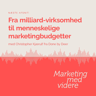 episode Afsnit #20: Fra milliard-virksomhed til menneskelige marketingbudgetter artwork