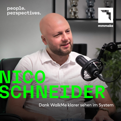 episode Schritte gehen im System und dank WalkMe klarer sehen mit Nico Schneider artwork