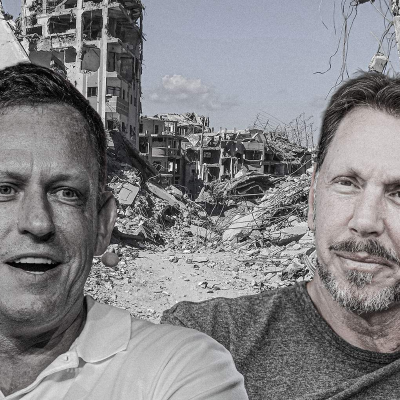 episode Pro-Trump Tech Billionaires Are Poised to Cash In on Gaza's 'Peace' Deal artwork
