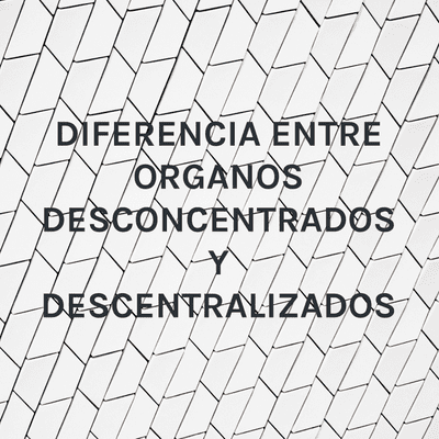 episode CUAL ES LA DIFERENCIA ENTRE UN ÓRGANO DESCONCENTRADO Y UN DESCENTRALIZADO artwork