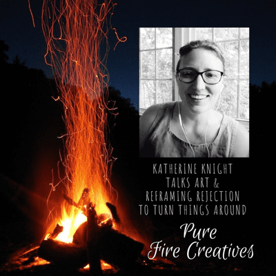 episode Katherine Knight talks Art & Reframing Rejection to turn things around! artwork