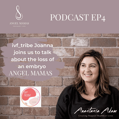 episode Angel Mamas Podcast Ep 4 Interview with Joanna IVF artwork