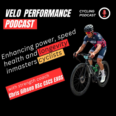 episode Enhancing Cycling Speed, Power, Health, and Longevity: Strength Training for Masters Cyclists. artwork