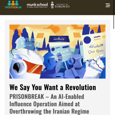 episode Prison Break: Israeli Disinfo Operations artwork