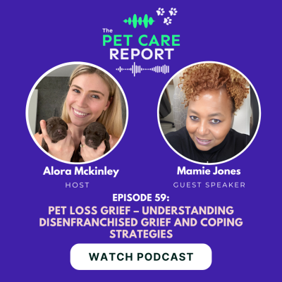 episode Mamie Jones: Pet Loss Grief – Understanding Disenfranchised Grief and Coping Strategies| E59 artwork