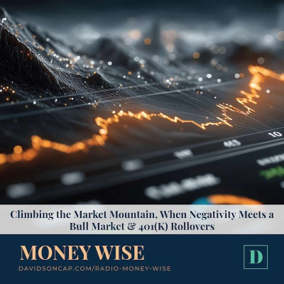 episode Climbing the Market Mountain, When Negativity Meets a Bull Market & 401(K) Rollovers artwork