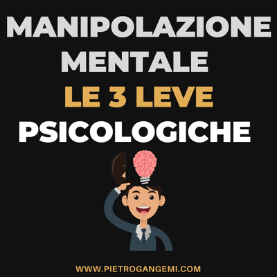 episode MANIPOLAZIONE MENTALE - LE 3 LEVE PSICOLOGICHE PER AVERE IL CONTROLLO DEGLI ALTRI artwork
