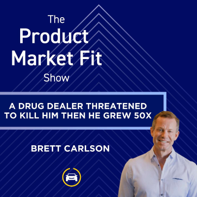episode A drug dealer threatened to kill him—then he grew 50x in 3 Years to $50M ARR. | Brett Carlson, Found of ServiceUp artwork