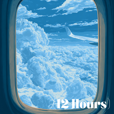 episode Airplane Cabin Ambience with White Noise | Sleep Sound (12 Hours) artwork