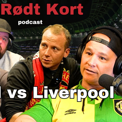 episode Rødt Kort E19 - FA Cupen - Eliteserien - Fotballquiz - Liverpool vs United artwork