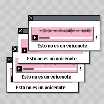 Esto no es un voicenote
