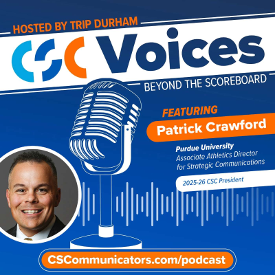 episode Life at Full Speed: Presidency, Marathons & Momentum | Patrick Crawford | CSC Voices, Beyond the Scoreboard artwork
