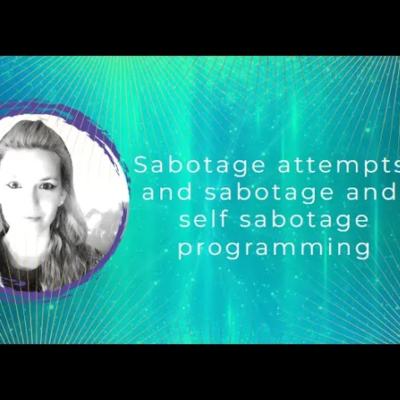 episode Sabotage attempts and sabotage and self sabotage programming artwork