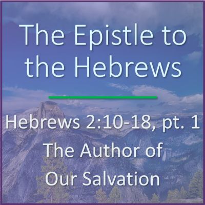 episode Hebrews 2:10-18, pt. 1 - Verse by Verse Bible Study artwork