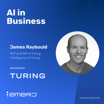 episode The AI Minded Path to Scalable and Responsible Innovation Across the Enterprise - with James Raybould of Turing Intelligence artwork