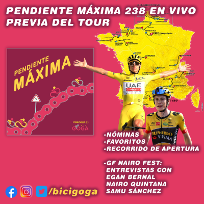 episode PENDIENTE MÁXIMA 238: Previa del Tour de France artwork
