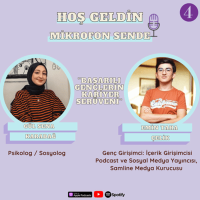 episode Hoş Geldin Mikrofon Sende Bölüm 4 |Genç Girişimci Emin Taha Çelik artwork